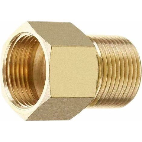 Raccord de nettoyeur haute pression en laiton, adaptateur de tuyau femelle M22 15 mm mâle vers M22 14/15 mm femelle (1/5)