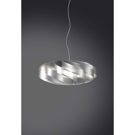 Hängeleuchter ein Licht Silber 50x50xH22cm