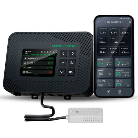 Mars Hydro iController 2.0 Smart Environmental Control System Feuchte App basierend