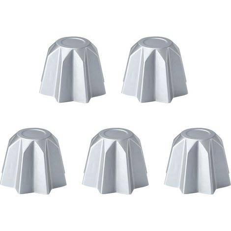 Molde decorativo de aluminio anodizado 5X para pastel, pan, pandoro, gelatina, chocolate, muffins - Artículos de cocina y hogar, herramientas para hornear B (1/4)