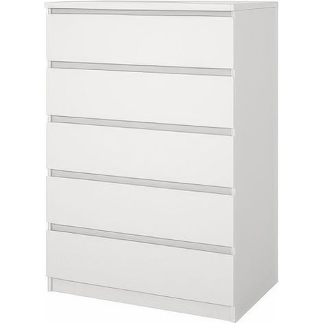 Q.TA' 1 KIT CASSETTIERA NAIA 5 CASS 77X50X111CM BIANCO