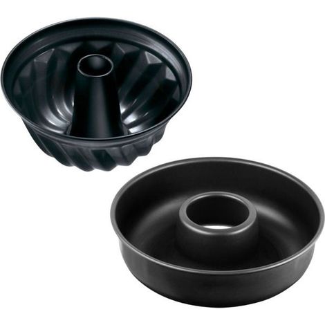 Kouglof- und Savarinform - ZENKER - Schwarz Metallisch - 25 und 28 cm