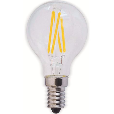 OPTONICA LED-Lampe 1478 Fil, E14, G45, EEK F, 4 W, 400 lm, 4500 K