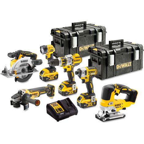 Dewalt DCK664P3 18v XR 6pc Brushless Powertool Kit - 3 x 5.0ah Batteries (1/5)