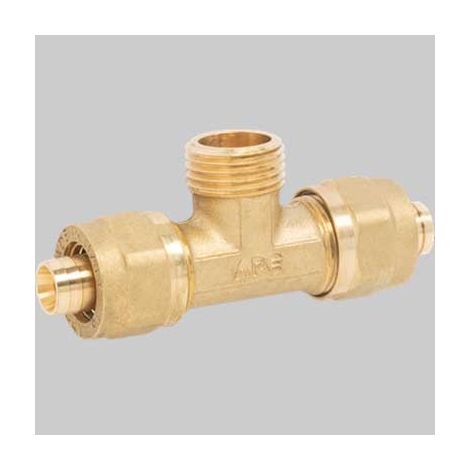 RACCORDO A TEE MASCHIO A STRINGERE APE  32 x 1 x 32     APE RACCORDERIE
