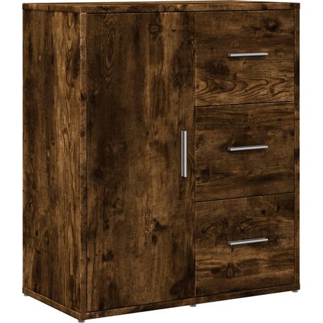 Credenza cassettiera cassettiera mobile contenitore organizer cucina soggiorno soggiorno 60 x 31 x 70 cm derivati del legno marrone 020030969