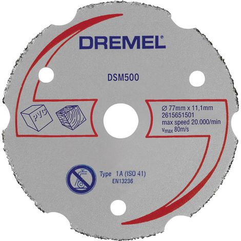 Dremel Disco da taglio Multiuso DSM500 Diam 77mm x 11,1 mm (1/3)