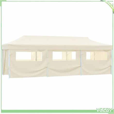Tente de réception pliante - FAFEICY - 44976 - 870x291x315 cm - 8 parois (2 zippées) - Toit Oxford 600D PVC (1/5)