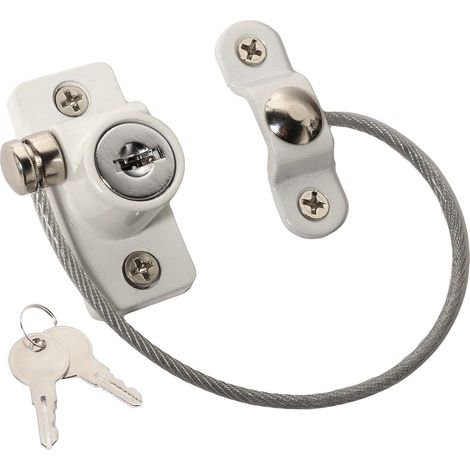 Verrou de Sécurité à Battants pour Restriction de Fenêtre (Paquet de 2) - Protection Contre les Chutes d'Enfants (1/5)