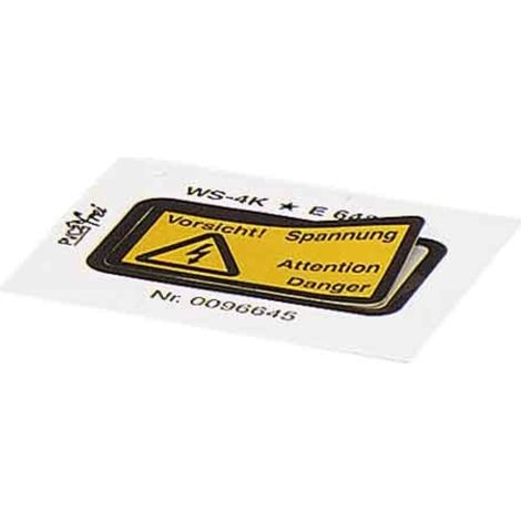 Phoenix Contact Warnschild WS-2K (1/2)