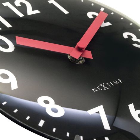 Horloge de Table et Murale Silencieuse avec Cadran en Verre Bombé et Plastique 20 cm - PANGIVO (1/5)