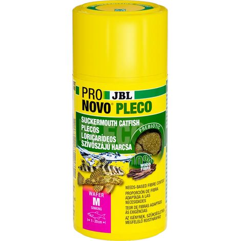 JBL PRONOVO PLECO WAFER M 100ml - Alimento para loricáridos que se alimentan de plantas y algas (1/5)