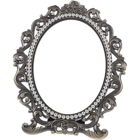 Miroir De Maquillage Vintage Miroir De Coiffeuse De Bureau Élégant pour Maquillage Et Chic (1/5)
