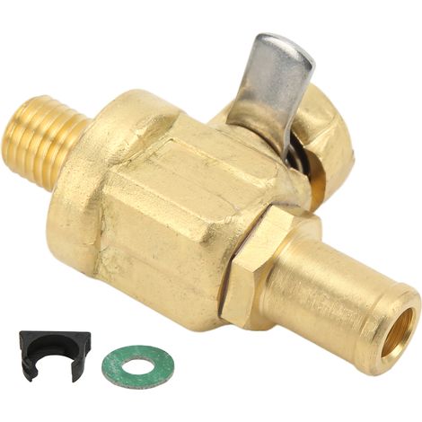 F124N Robinet de vidange d'huile avec embout métallique, filetage M10-1,25, opération pratique à une touche pour véhicules (1/5)
