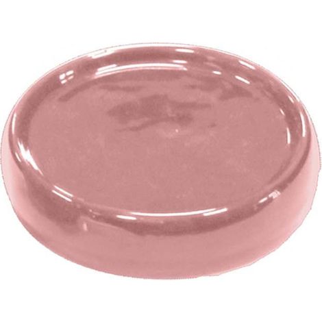 Porte Savon en Céramique "Bullea" 10cm Rose Poudré (1/3)