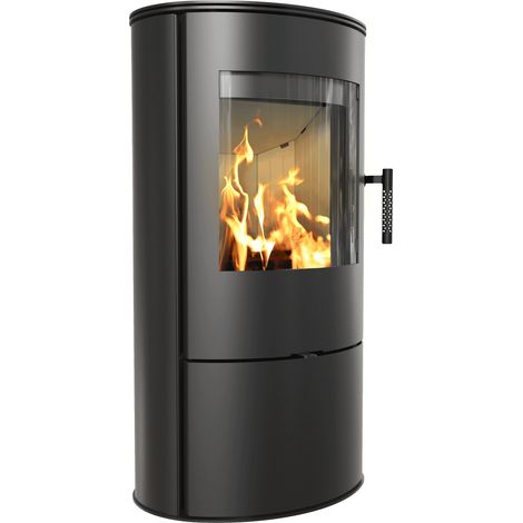 Kaminofen aus Stahl KRATKI ROLLO Ø 150 7 kW (1/5)