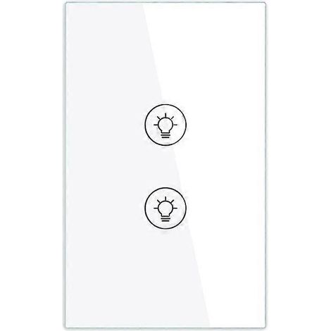 Tuya ZigBee Smart-Lichtdimmer mit mehreren Fächern, kompatibel mit der Tuya App und Alexa Home (2-Wege-US-Stecker). (1/5)