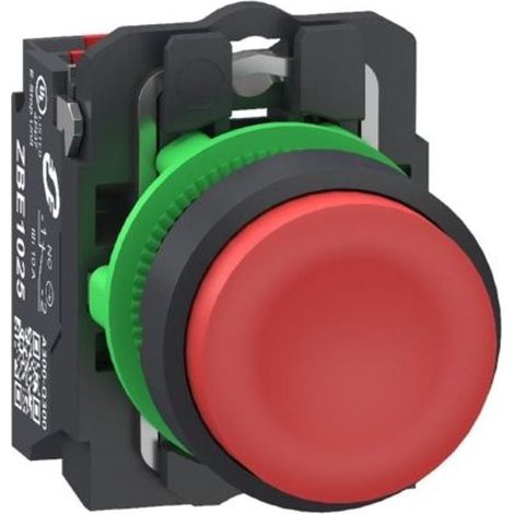 Pulsante momentaneo rosso 1NC 22mm Push-In SCHNEIDER - XB5AL425