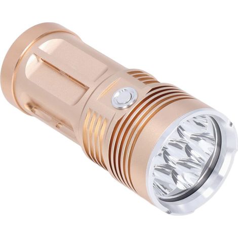 Torcia a LED, super luminosa da 8000 lumen, zoom portatile Torcia in lega di alluminio per campeggio, escursionismo, attività all'aperto, emergenze (1/3)