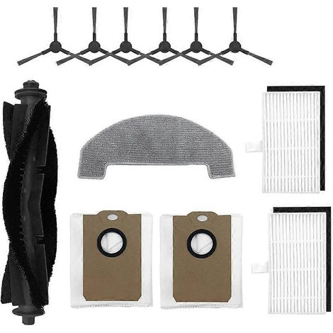 Brosse pour aspirateur Main Brosse Side Sac à poussière Serpillière Cloth pour MONSGA MS1 MAX Robot Aspirateur Accessoires (1/5)