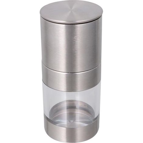 Moulin à Poivre Manuel Acier Inoxydable, Broyeur Épices Réglable, (1/5)