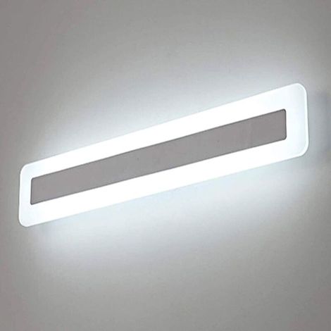 SABIR 16W Lampe Miroir Applique Salle de Bain Blanc Froid 6000K LED Salle de Bain Intérieure Moderne lampe Eclairage Salle de Bain 40CM (1/5)