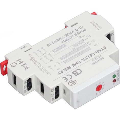 Relais intermédiaire auxiliaire 5 A 220 V CA avec indicateur LED de sécurité (1/5)