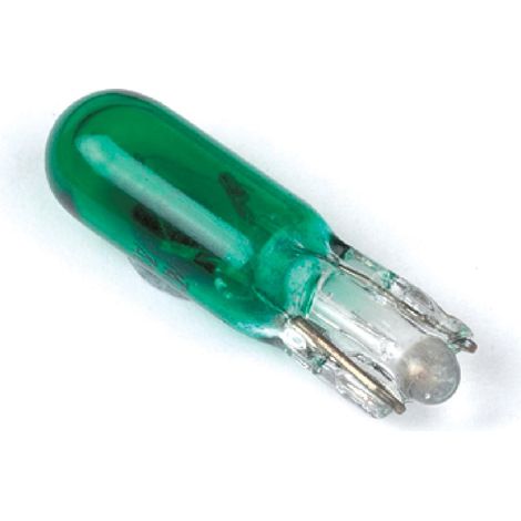 2 AMPOULES 12V 1.2W W2X4.6D VERT (BLISTER) RING z