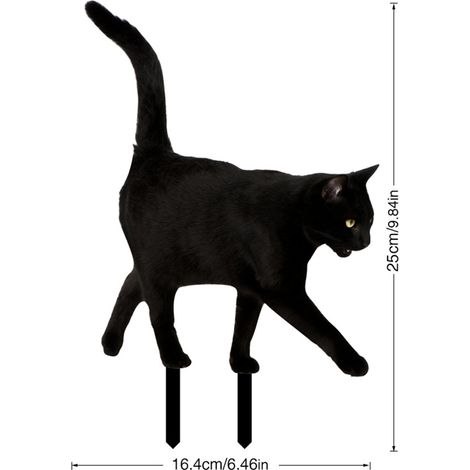 Simulation chat noir noir décoration d'intérieur statue extérieure décoration d'extérieur ferme décoration d'intérieur pelouse animal statue chat décoration de jardin décoration d'animaux de jardin dé