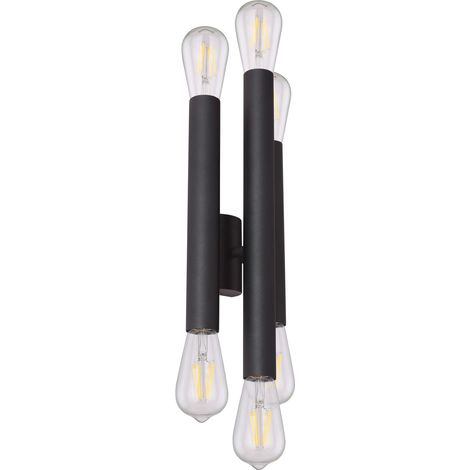 Applique murale cylindrique 6 lumières double faisceau UPOD (1/2)