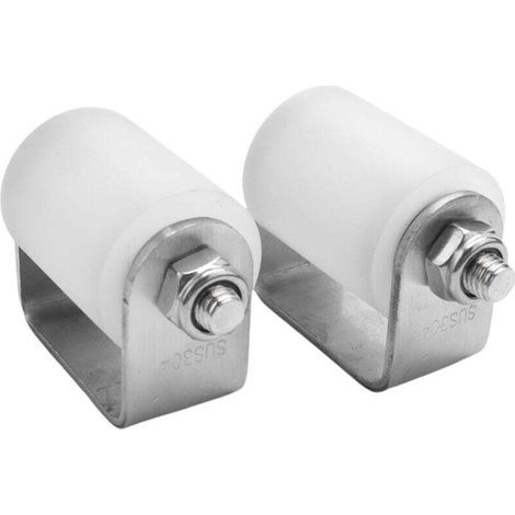 2 PièCes Rouleau de Guidage Porte Coulissante 3 Pouces en Nylon Dur Coulissant Portes Roulantes Guideur LatéRal à Roulement Billes Robuste (1/4)