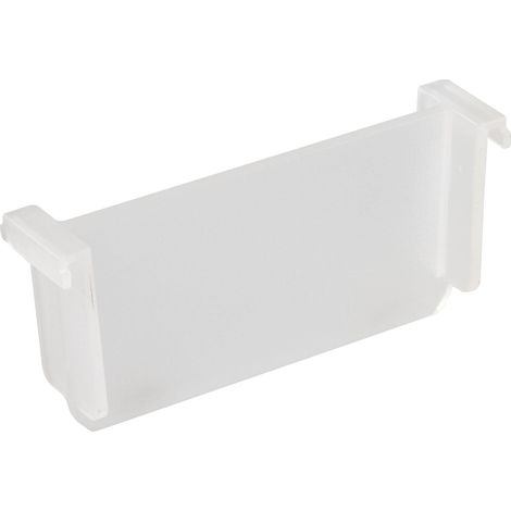 2054.30 40686 Séparateur transversal pour bol de 100 pour la répartition libre du tiroir, plastique transparent blanc, argenté (1/3)