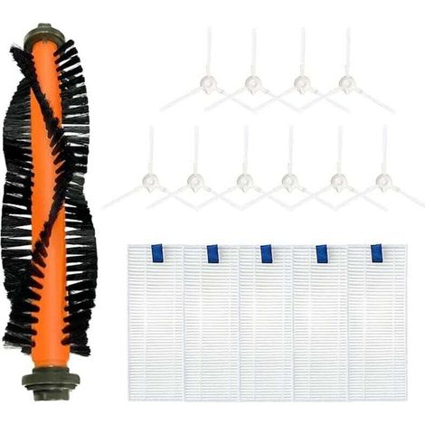 Kit de 16 cepillos laterales principales para aspiradoras robot Explorer Serie 20 RG687 RR682 RR687 RR688, XU, 1 cepillo de rodillo - KZQ (1/4)