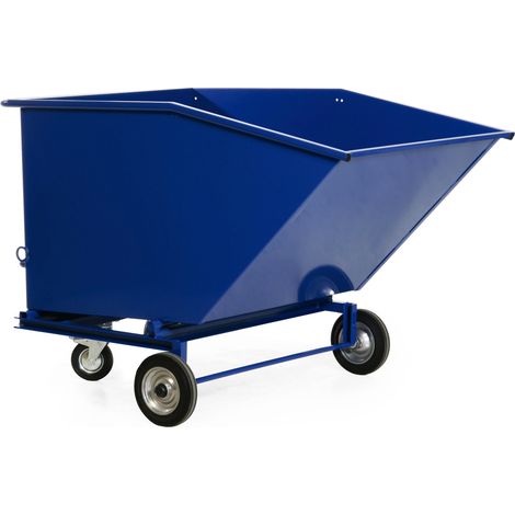 Protaurus fahrbarer Muldenkipper ohne Einfahrtaschen 1330x925mm 400l Wasserdicht