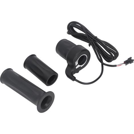Manette d'accélérateur à torsion pour vélo électrique 20x, stable et sensible, compatible 24V‑72V fiche SM (1/5)