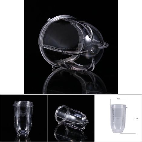 Gobelet en Plastique Transparent pour Blender, Accessoire de Rechange pour Mixeur et Presse-agrumes