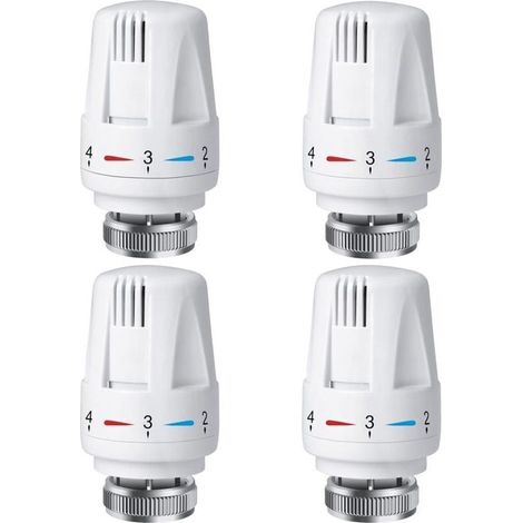 tête de thermostat de radiateur TRV M30 x 1,5, vanne thermostatique de radiateur, vannes de radiateur de radiateur pour système de chauffage pour la maison