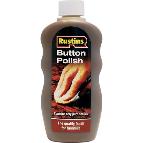 Rustins Button Polish 300ml – High-Quality Metal and Brass Polish for a Brilliant Finish