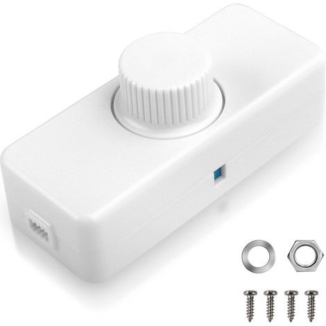 Interruttore dimmer per luci LED da 3W a 100W e dimmer rotativo 220-240V con pulsante intelligente dimmerabile per lampade LED dimmerabili, ecc. (1/5)