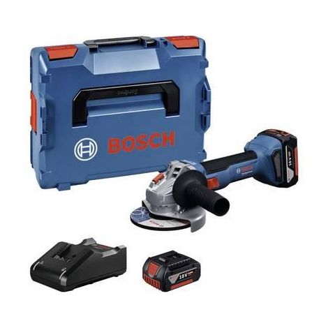 Amoladora Angular Bosch GWS 18V-8 azul 2x5.0Ah