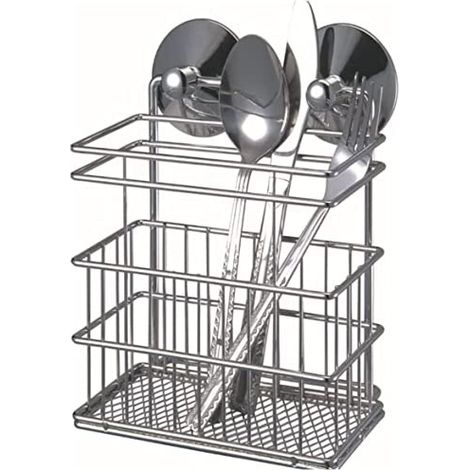 Porte couverts à ventouses en Acier Chromé
