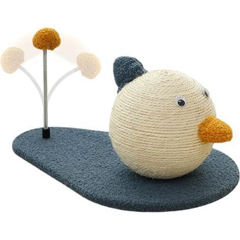 Planche à gratter pour chatons, tapis à gratter pour chatons – Jouet à gratter en sisal pour chats Forme de canard pour une meilleure interactivité, jouet à gratter durable (1/5)