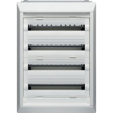 Panneau d'encastrement Hager Vega D 96 modules sans porte FU42LN