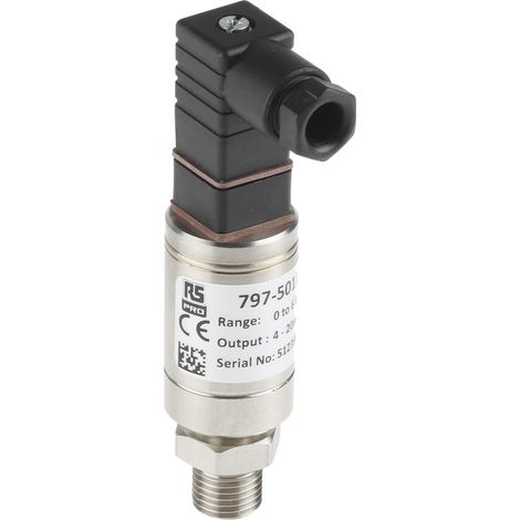 Capteur de pression, Relative 6bar max, pour Air, Gaz, Liquide Hydraulique, Liquide, Eau, G1/4, 932 V c.c., IP65 ( Prix pour 1 ) (1/4)
