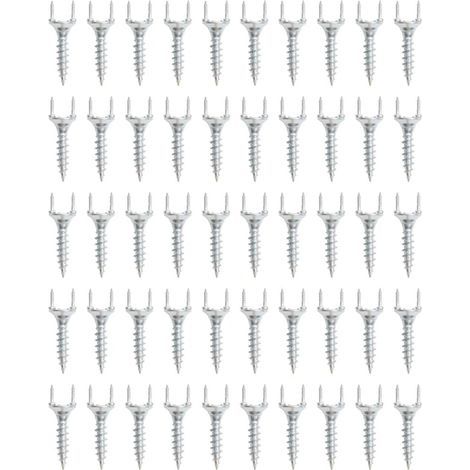 Universelle, fugenlose Nägel für Sockelleisten und Massivholzmöbel, 50 Stück, silberfarben. 12 + 7,5 mm (1/5)