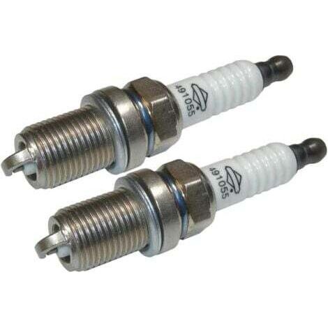 2-piece garden machinery accessory replacement spark plugs for Briggs & Stratton 491055S