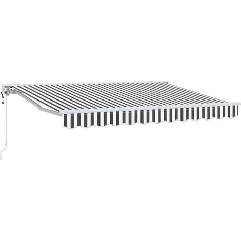 Cadre de store gris anthracite et blanc, 250 x 200 cm (1/5)