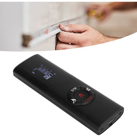 Mini télémètre rechargeable par USB, règle électronique de haute précision en alliage d'aluminium. (1/5)