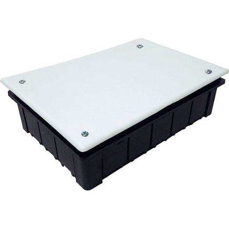 CAJA DE EMPOTRAR RECTANGULAR 160x100x50mm CON TORNILLOS SOLERA 363 (1/4)