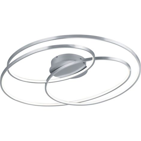 Plafoniera da Interno a LED in Metallo Nickel Opaco (1/3)